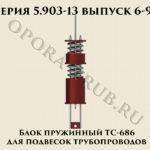 Блок пружинный ТС-686.00.000 серия 5.903-13 выпуск 6-95