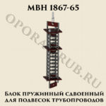 Блок пружинный сдвоенный МВН 1867-65